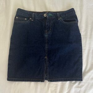 Tommy Hilfiger Dark Blue Denim Skirt
